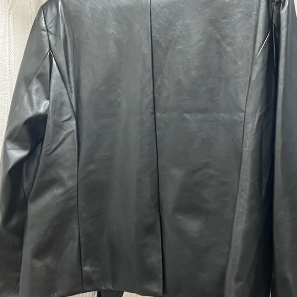 Anthropologie Nico Faux Leather Blazer - Picture 11 of 14